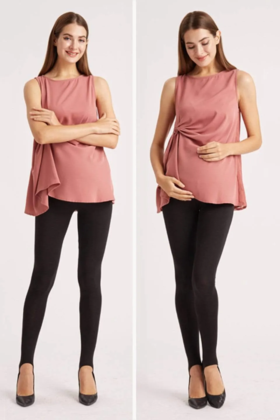 Elsie Nursing Top Dusty Pink