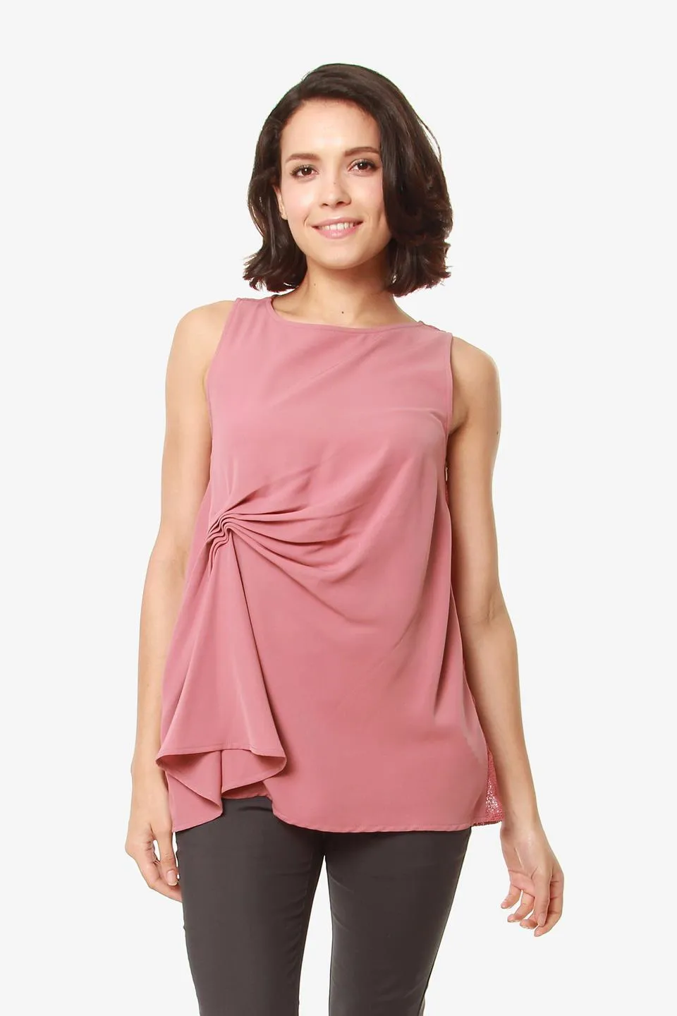 Elsie Nursing Top Dusty Pink