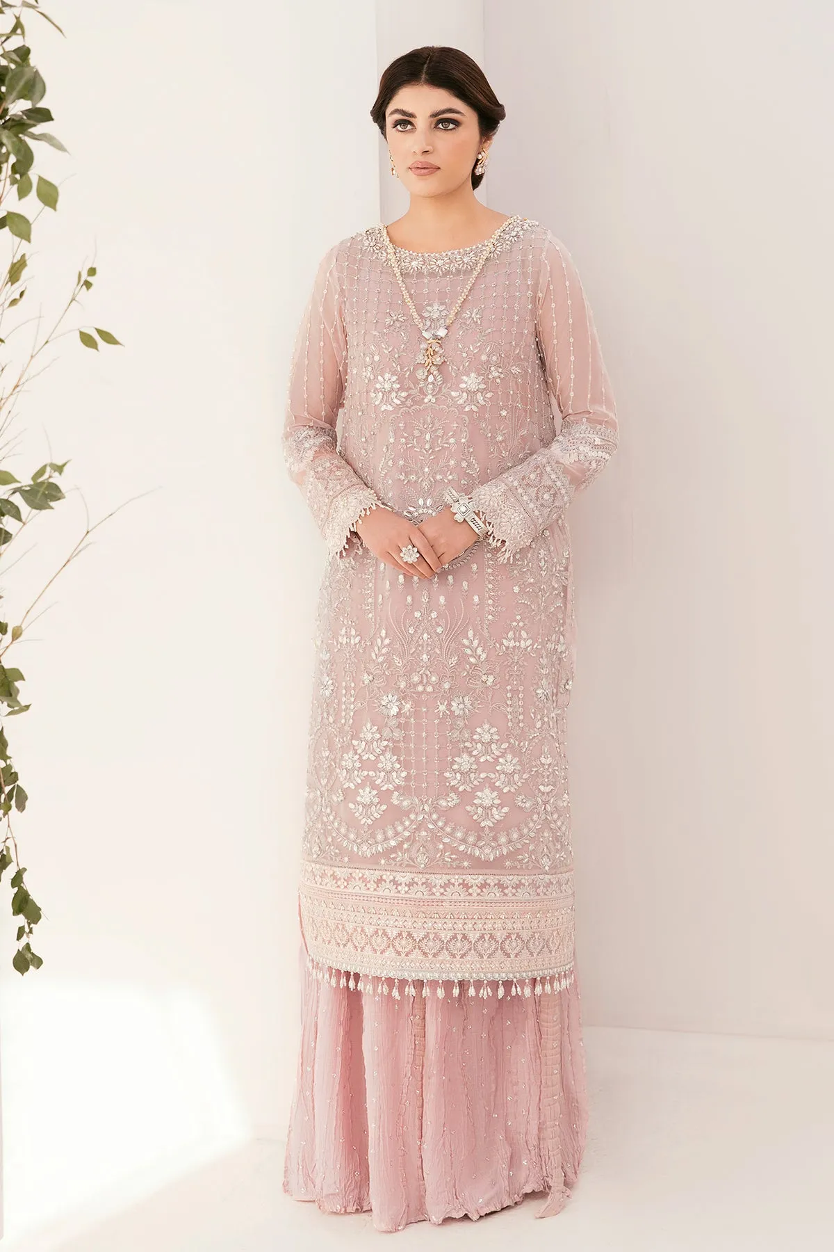 EMBROIDERED CHIFFON CH11-05