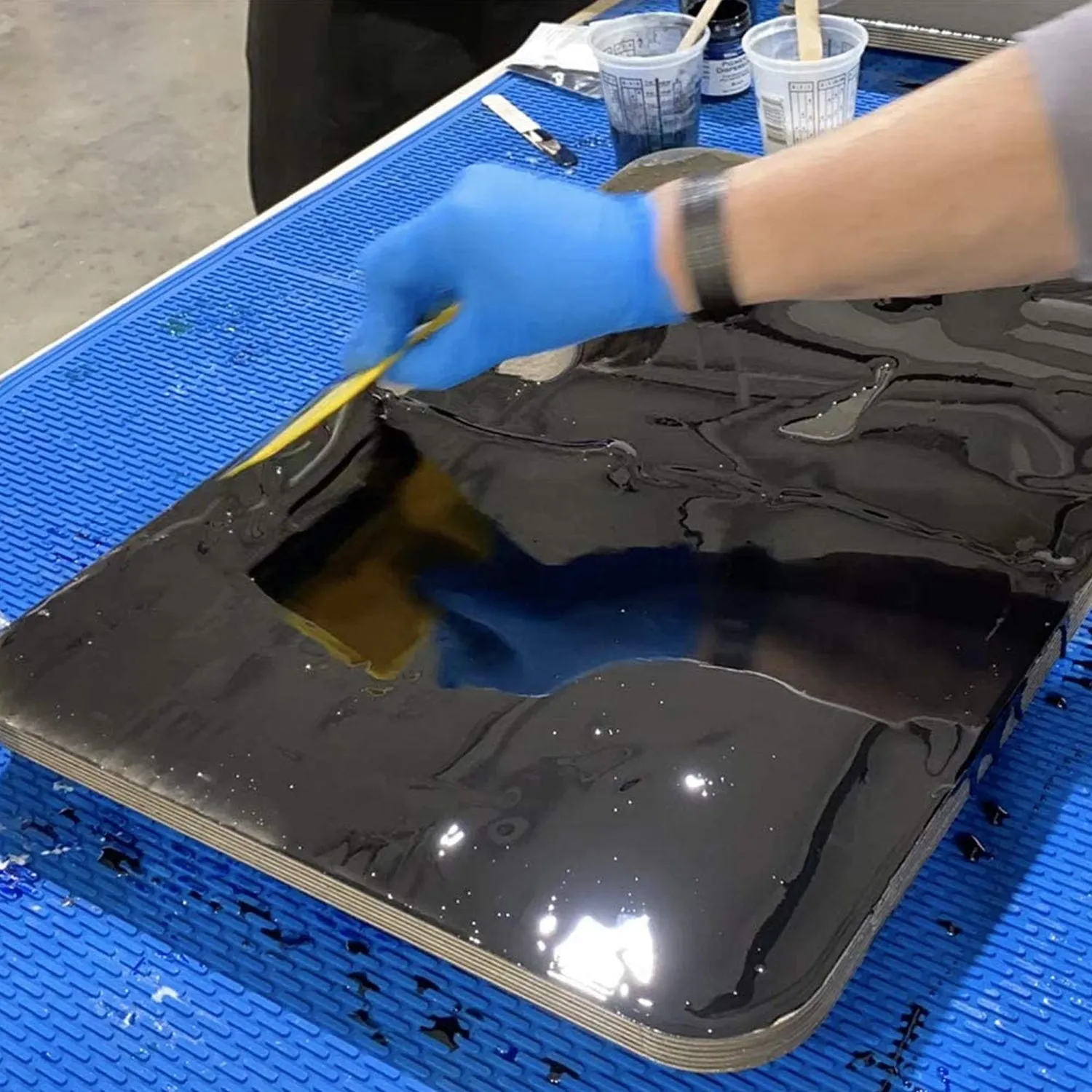 Epoxy Black Marble Effect Countertop Kits