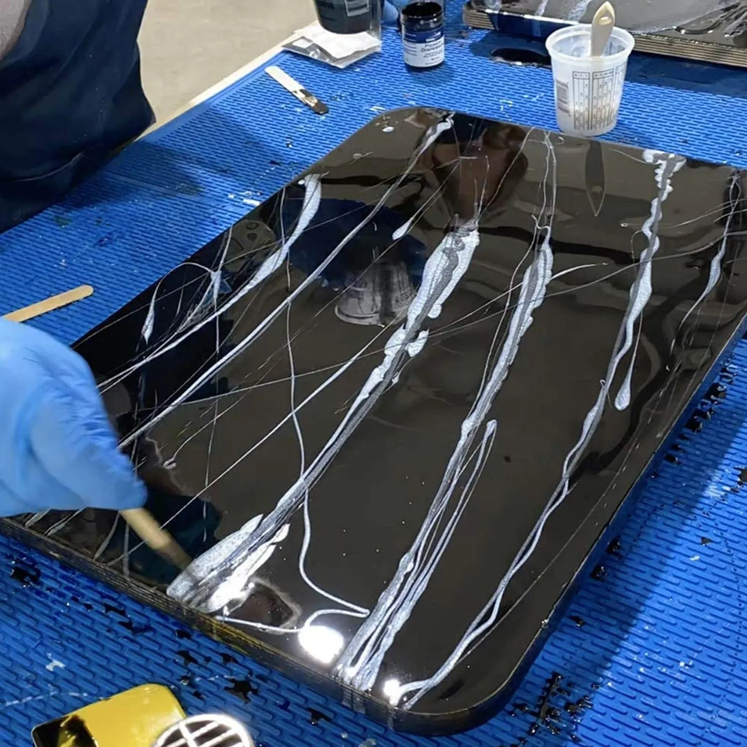 Epoxy Black Marble Effect Countertop Kits