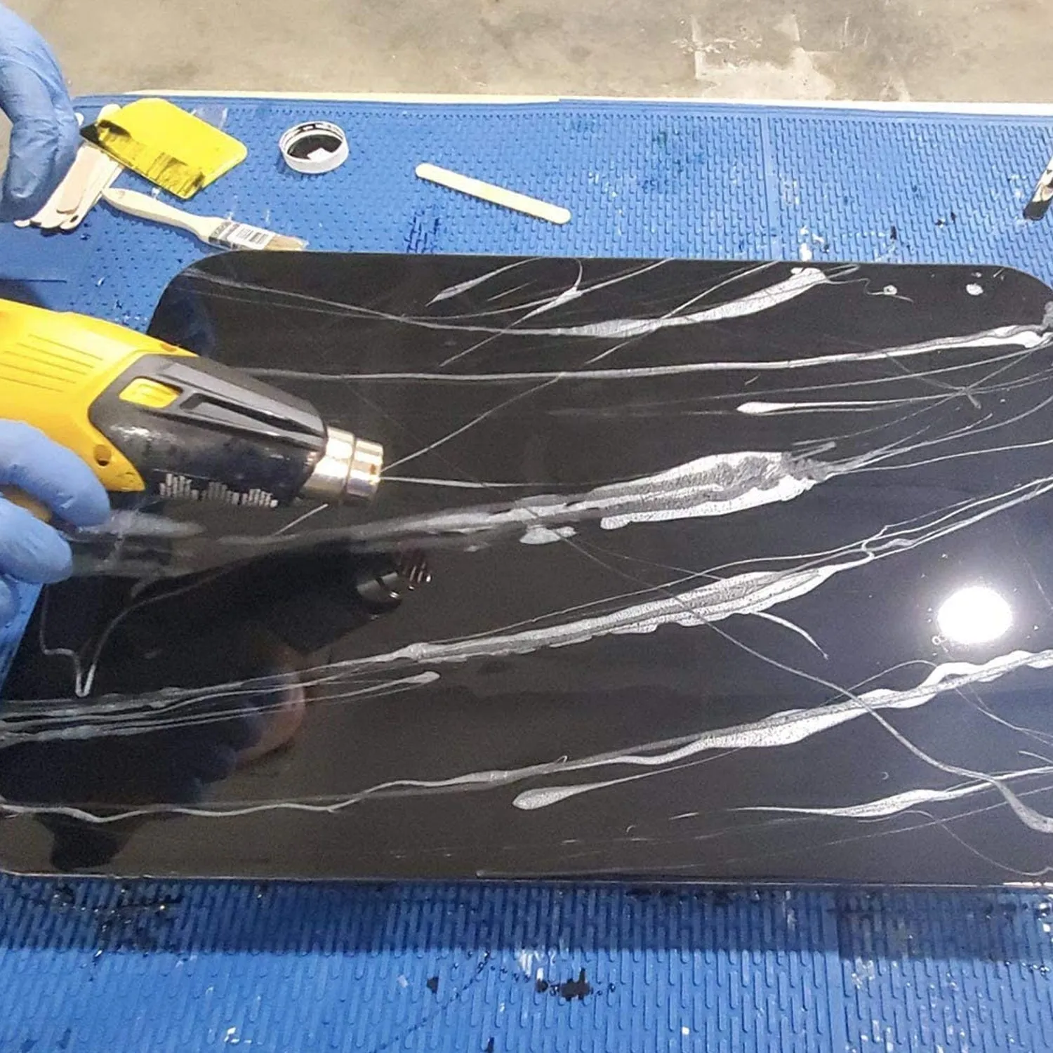 Epoxy Black Marble Effect Countertop Kits