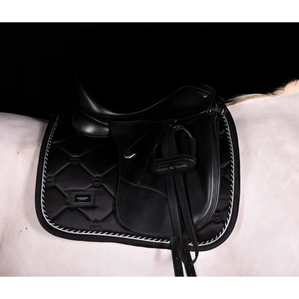 Equestrian Stockholm Dressage Saddle Pad Black Edition COB