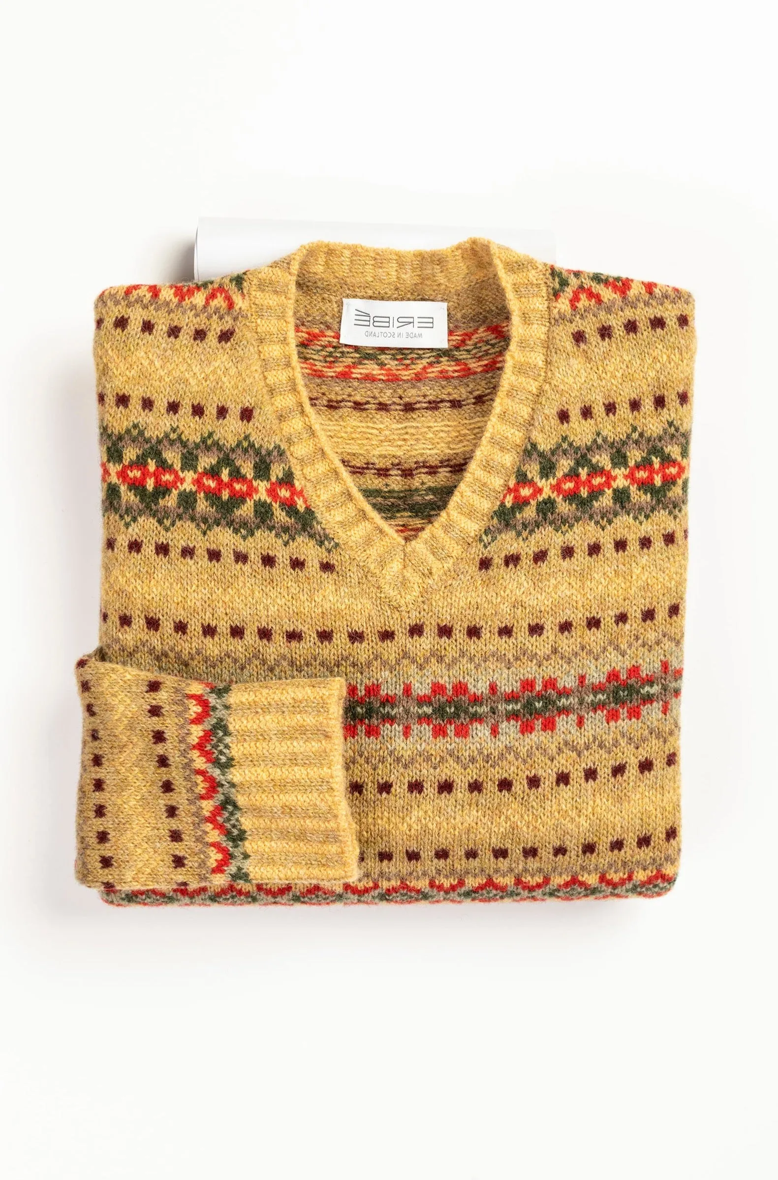 Eribé Eddie Fair Isle Sweater in Glengoyne