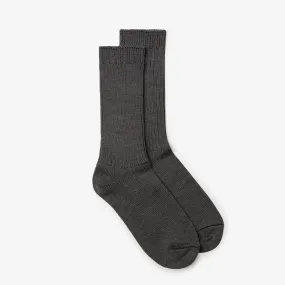 Everyday Classics Merino Socks in Charcoal