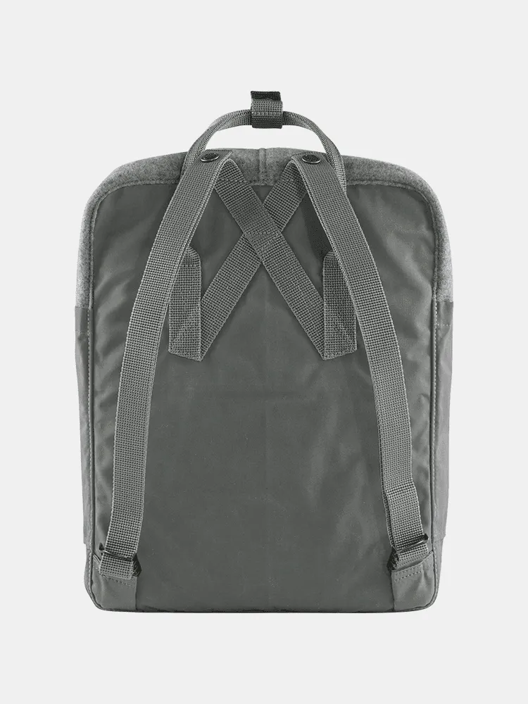 Fjallraven Kanken Re-Wool Backpack - Granite Grey