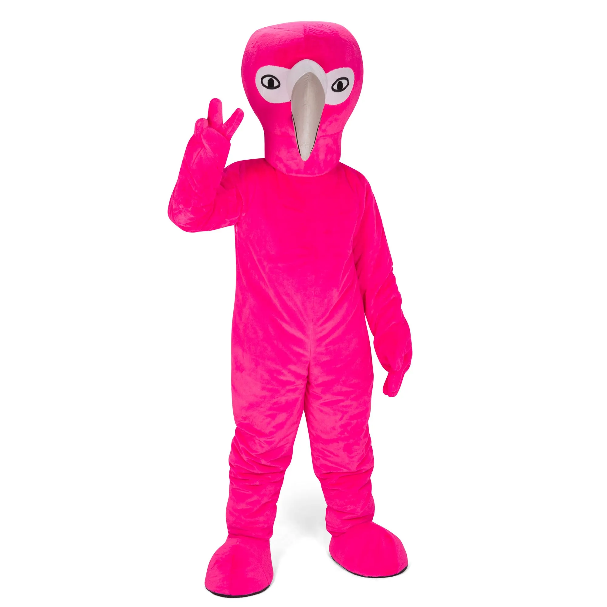 Flamingo Fur Mascot (Pink)