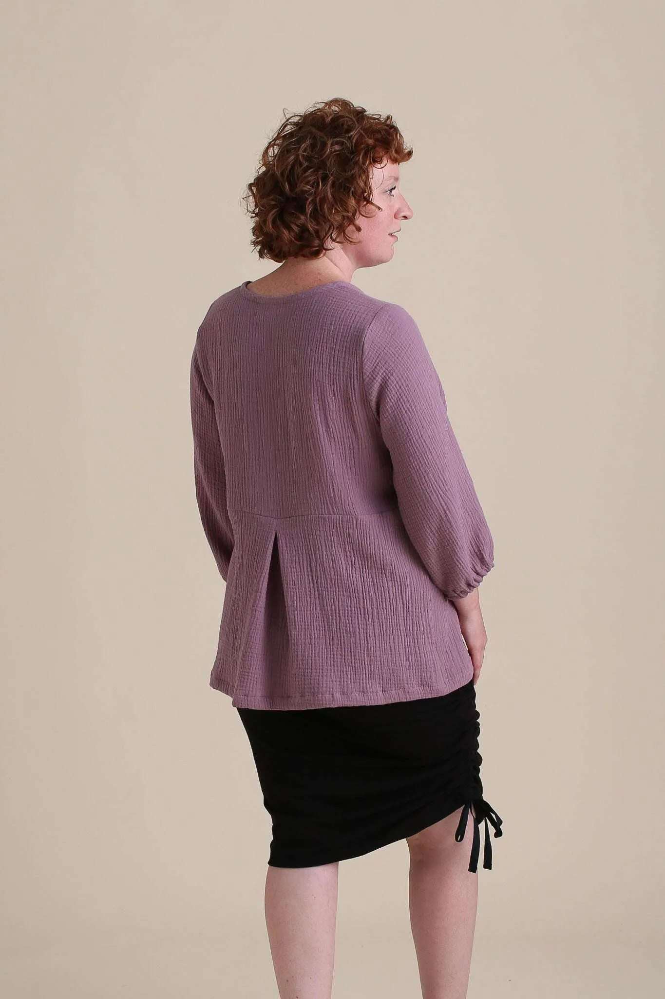 Gaia Top in Lavender | Nursing Friendly