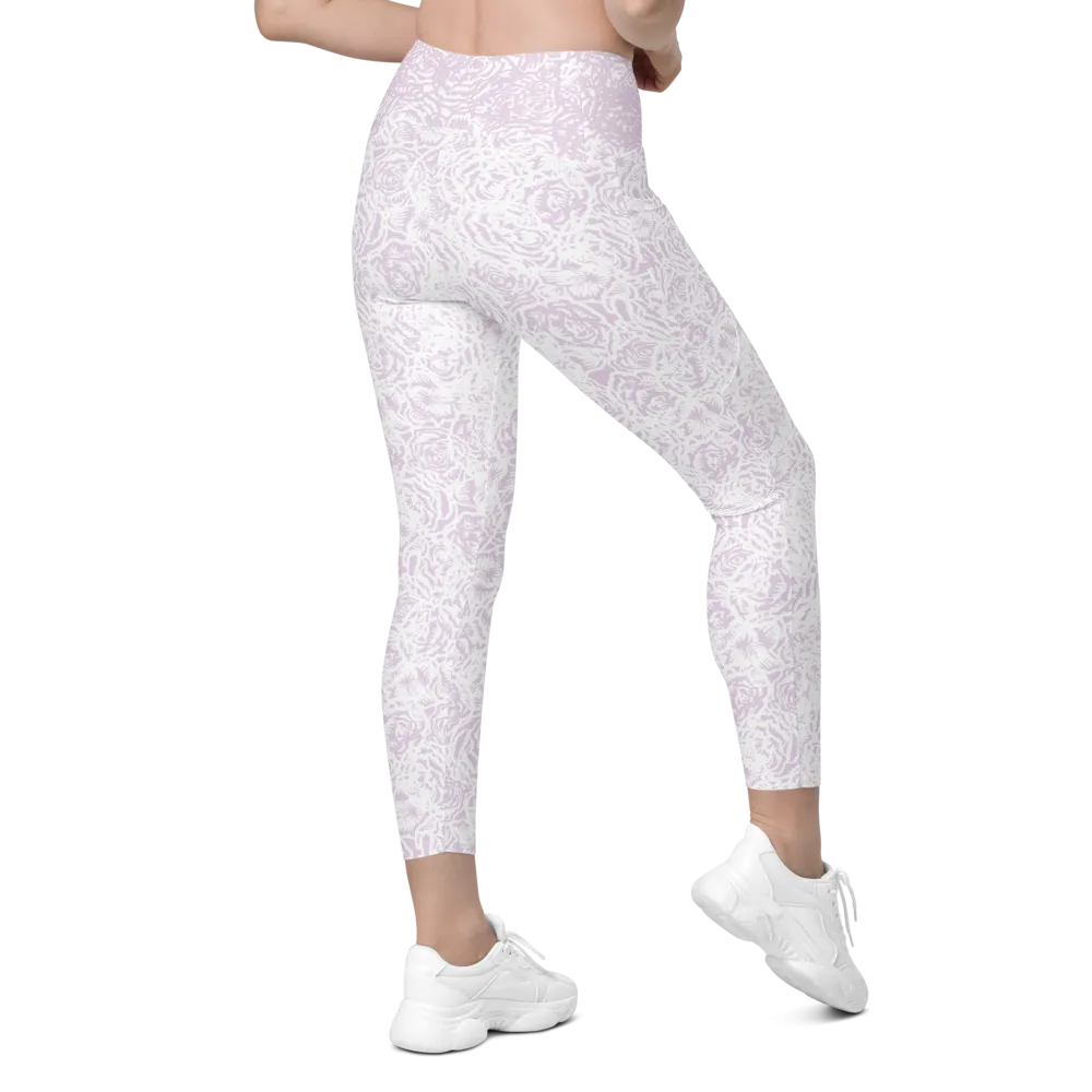 God's Louloudia Violet Crossover leggings with pockets