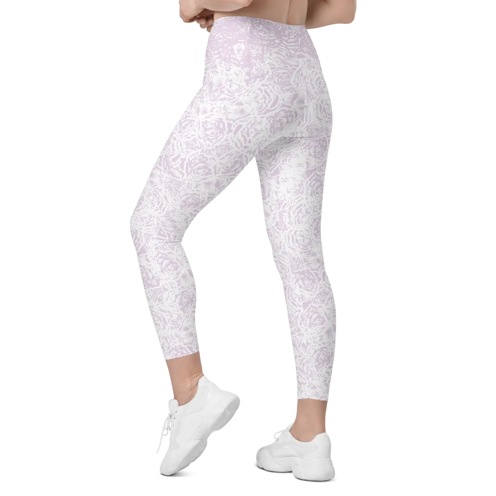 God's Louloudia Violet Crossover leggings with pockets