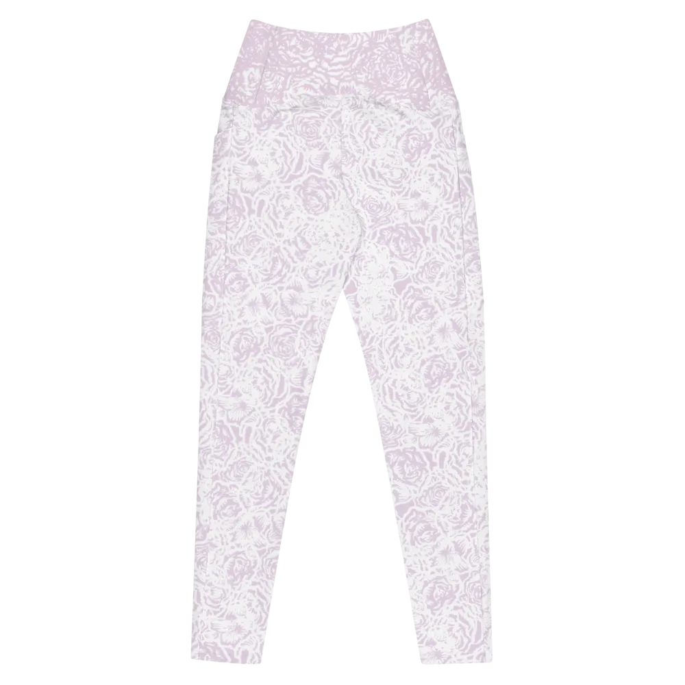 God's Louloudia Violet Crossover leggings with pockets