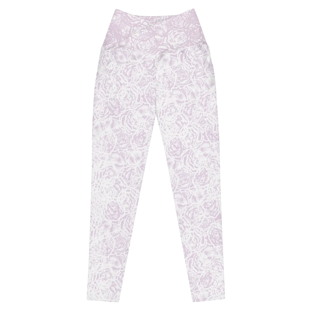 God's Louloudia Violet Crossover leggings with pockets