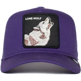 Goorin Bros Youth Sized Lil Lobo (Lone Wolf) Trucker Hat (Purple)