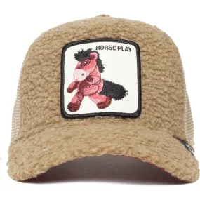 Goorin Bros Youth Sized Little Horsey Horse Play Trucker Hat (Camel)