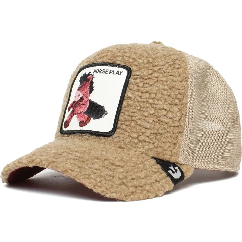 Goorin Bros Youth Sized Little Horsey Horse Play Trucker Hat (Camel)