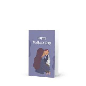 Happy Mother's Day purple Greeting card