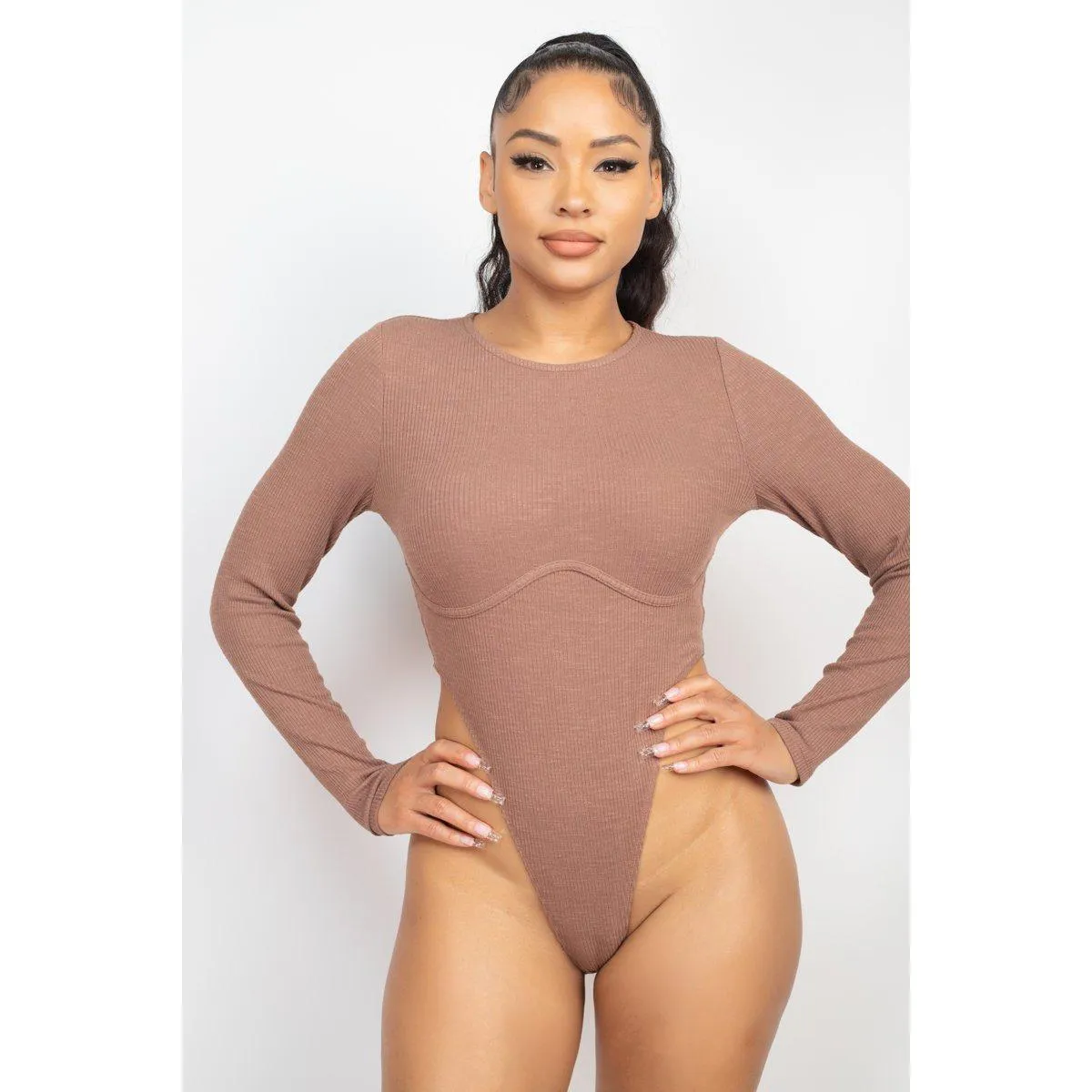 High Leg Underwire Bodysuit