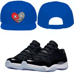 Jordan 11 Low Space Jam 11s Snapback Hat to Match - RED HEART BAWS