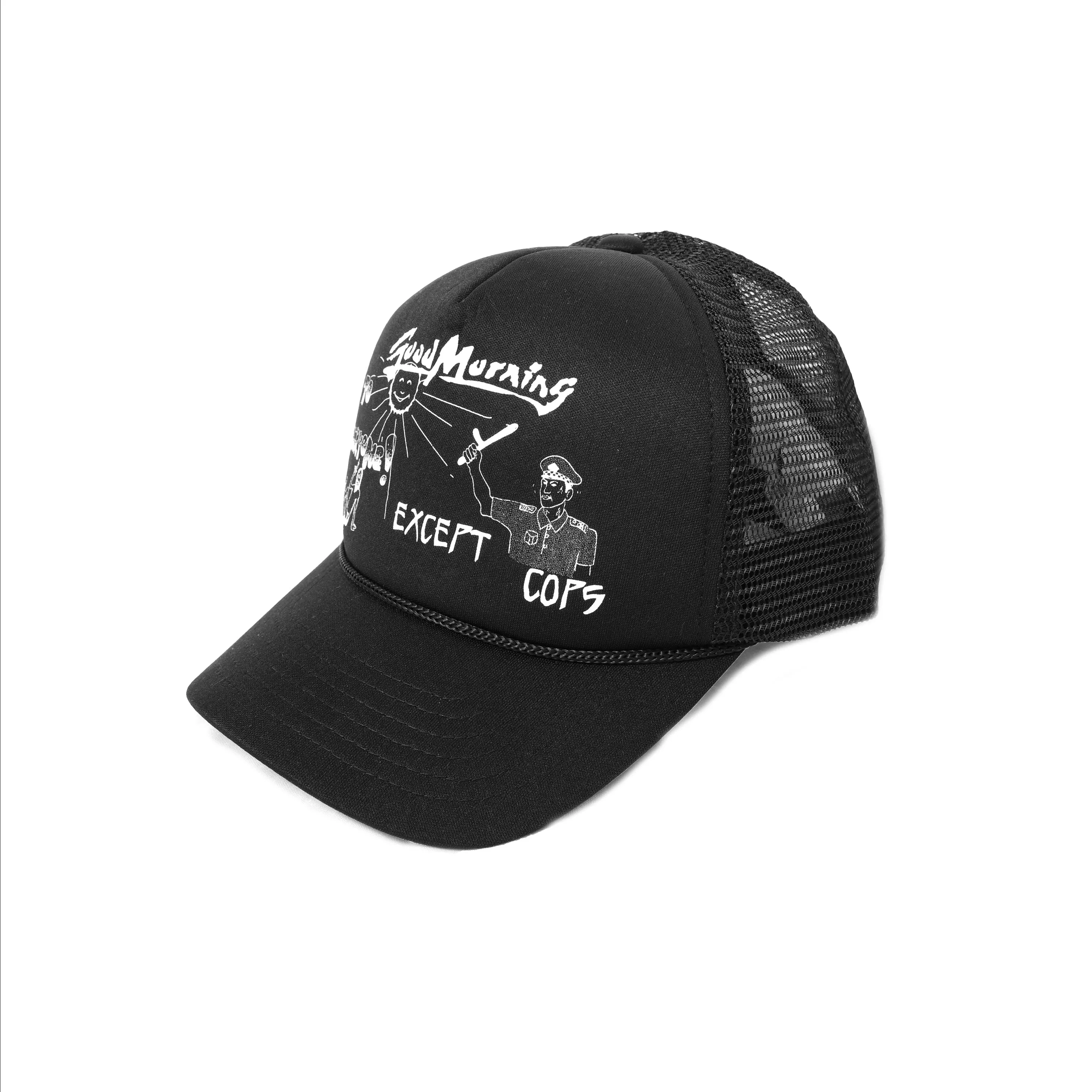 Jungles Jungles Good Morning Except Cops Trucker Cap "Black"