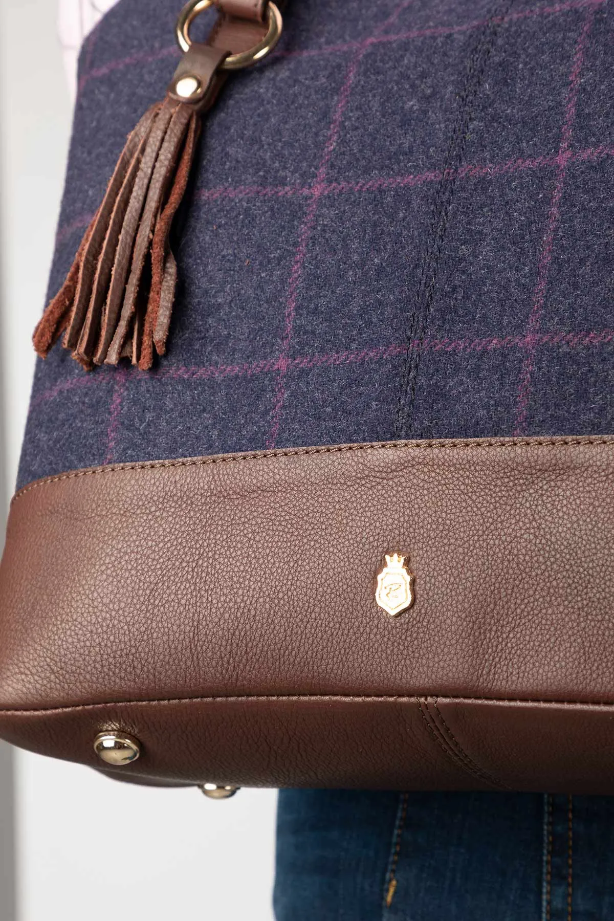 Ladies Tweed Bucket Bag - Helmsley