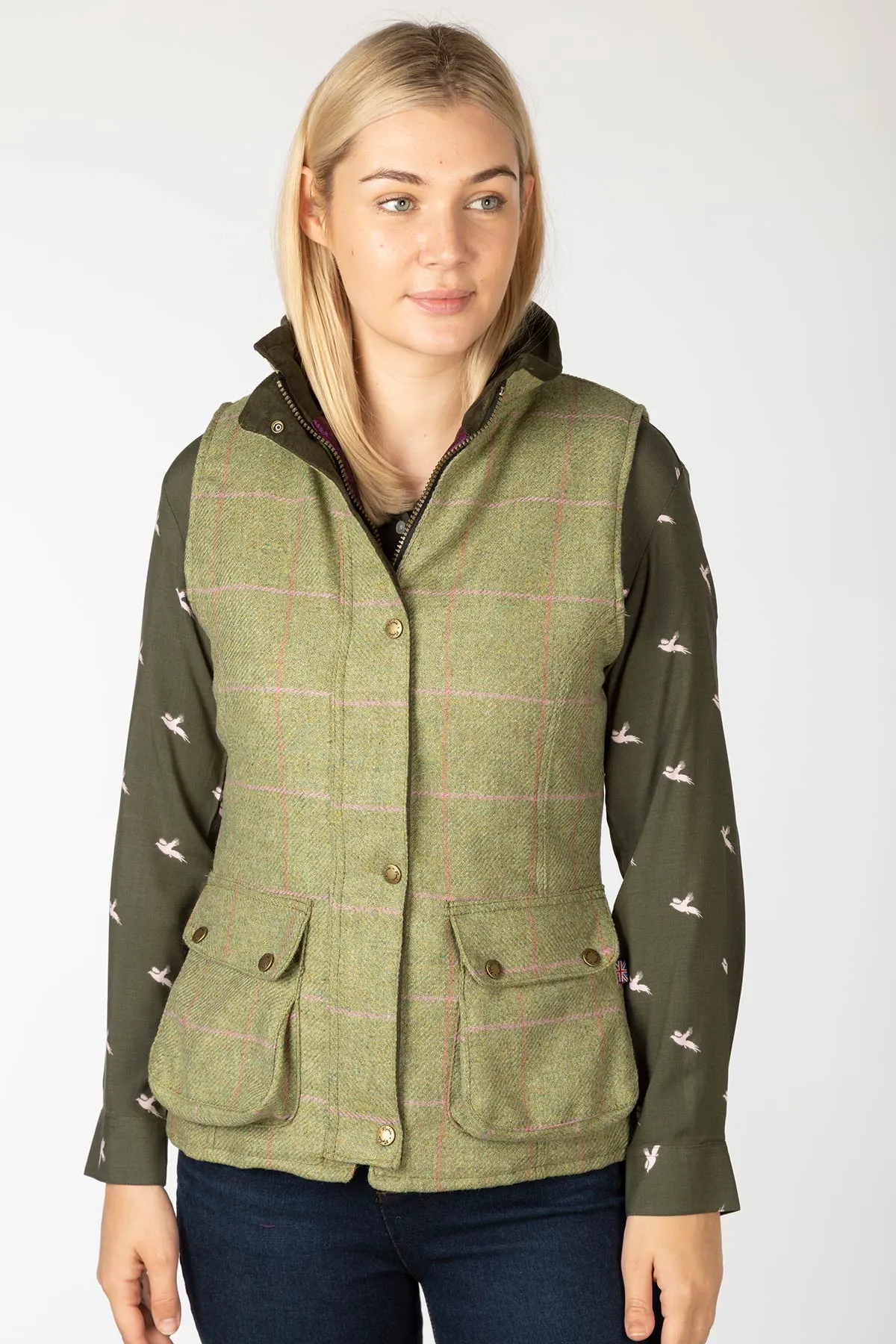 Ladies Tweed Waistcoat - Helmsley