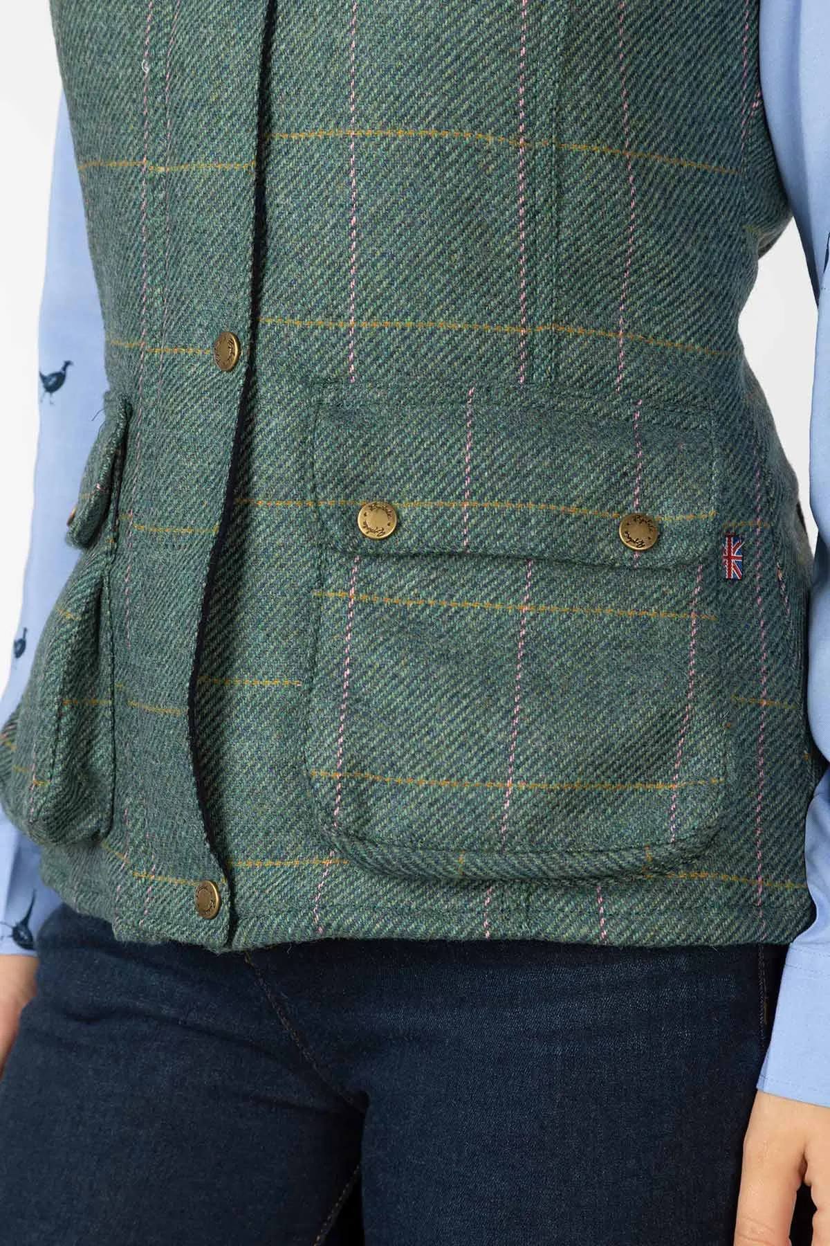 Ladies Tweed Waistcoat - Helmsley