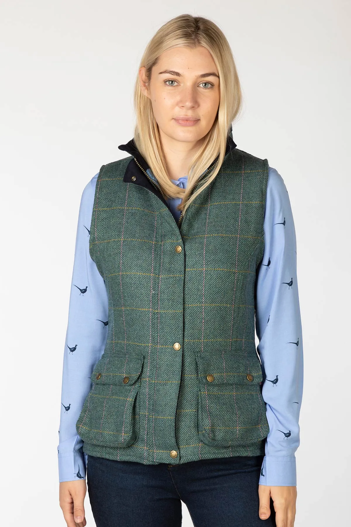 Ladies Tweed Waistcoat - Helmsley