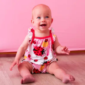 Ladybugs Bubble Romper