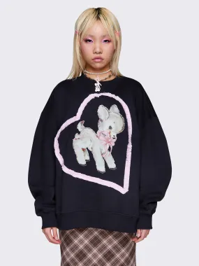 Lamb Supremacy Ruffled Sweatshirt