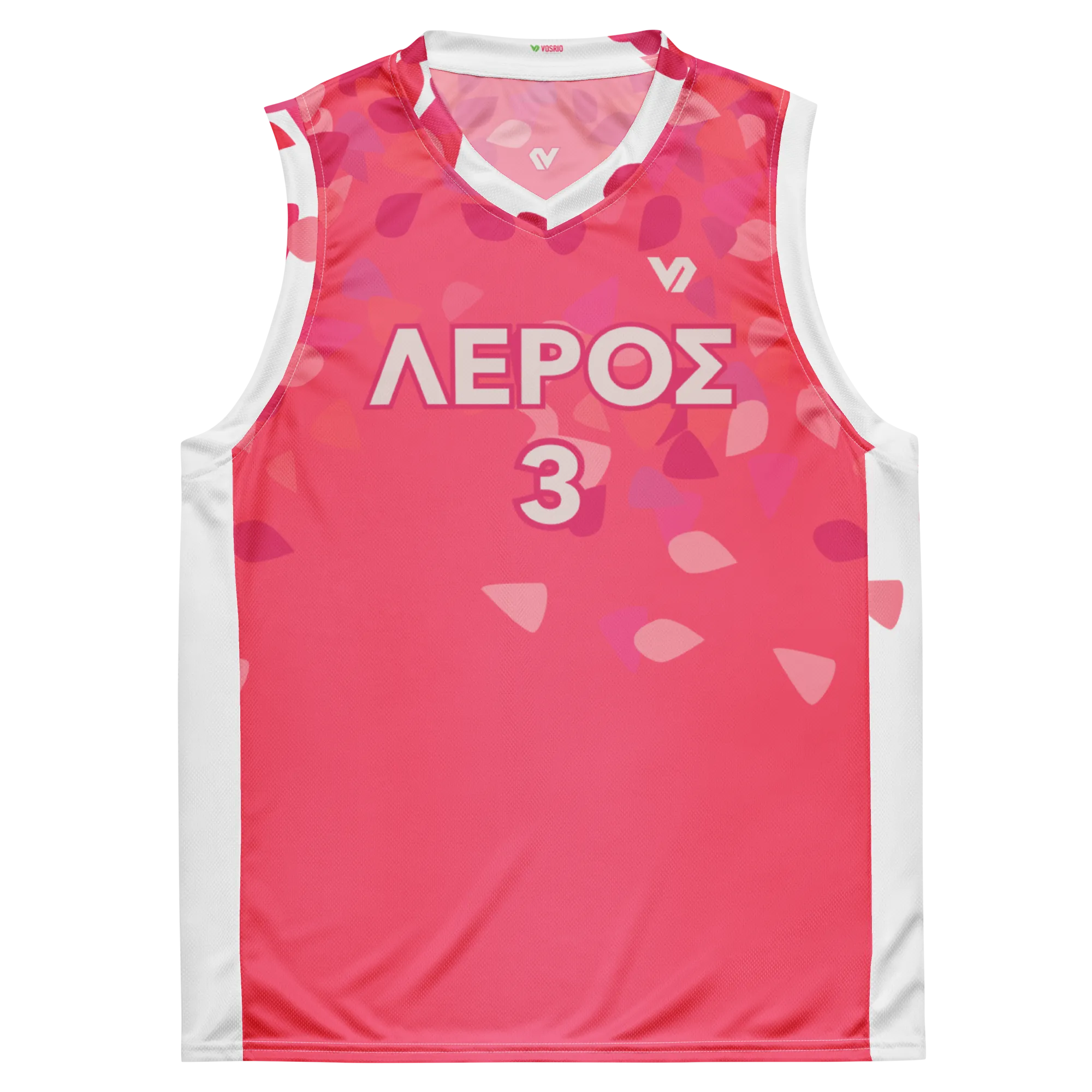 Leros Voukamvillia Home Recycled unisex basketball jersey