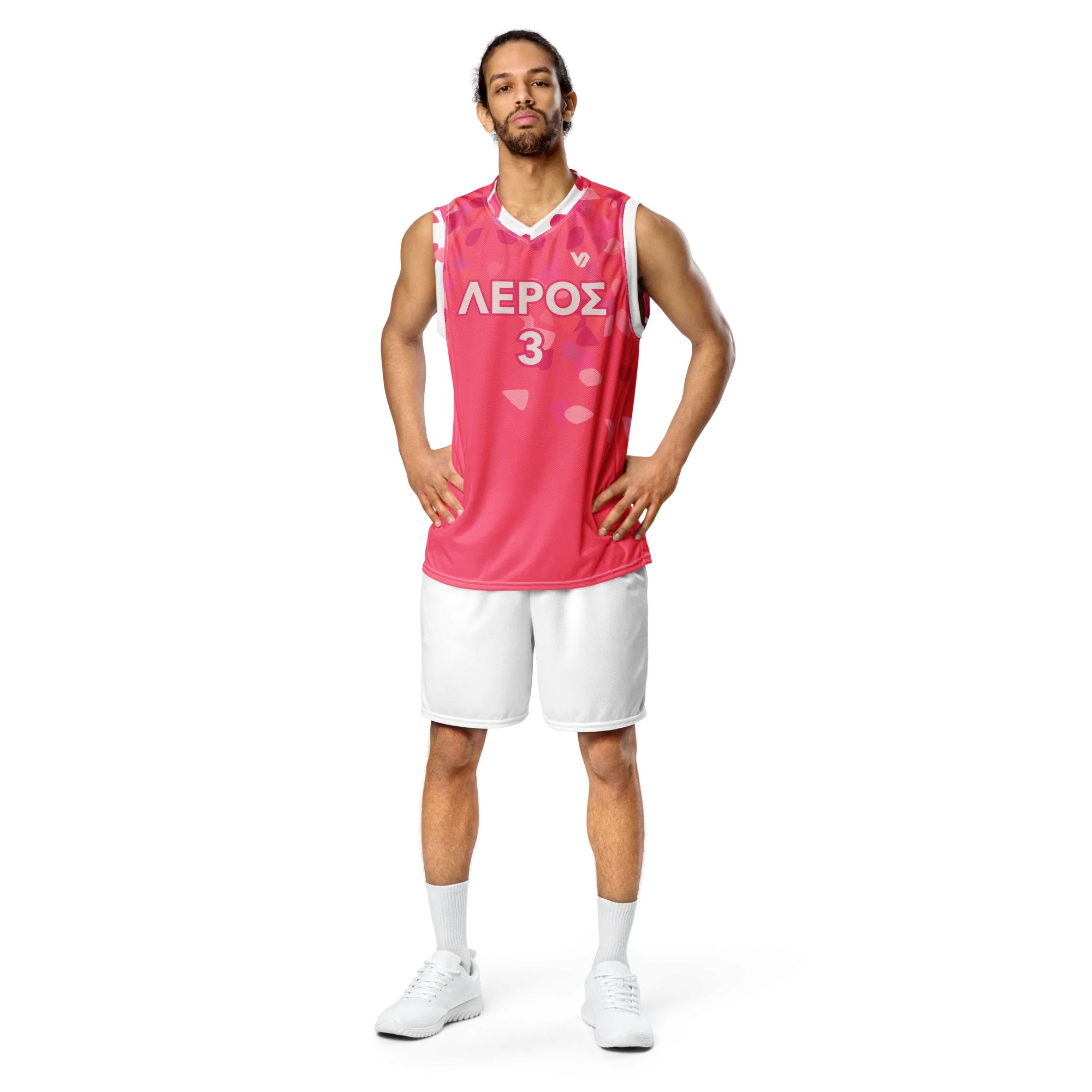 Leros Voukamvillia Home Recycled unisex basketball jersey