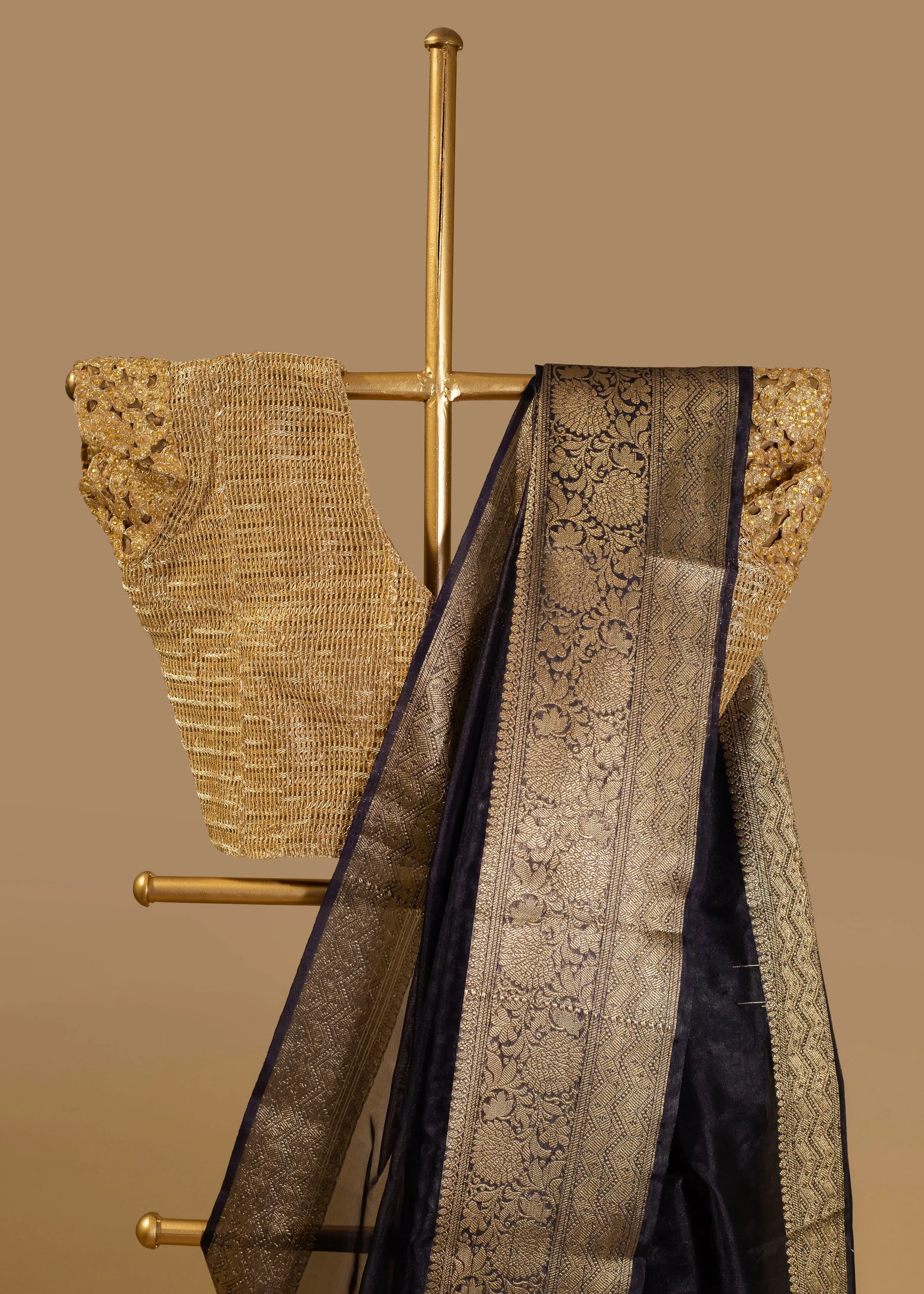 Luxurious Organza Banarasi Saree  for Special Occasions