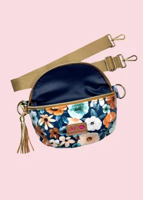 Makeup Junkie Bags - Blue Garden Sidekick [Pre-Order]