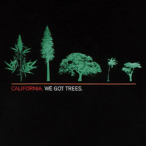 Mens Cali Got Trees T-Shirt Black