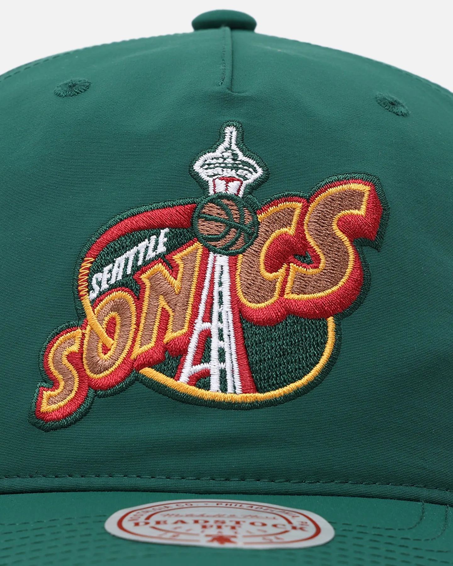 Mitchell & Ness Seattle SuperSonics Retro Matte Nylon Origins Snapback Green