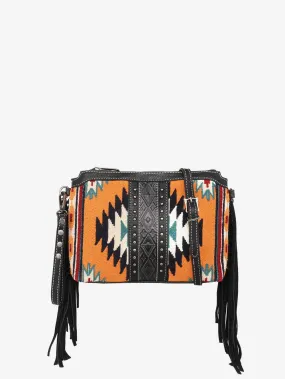 Montana West Aztec Tapestry Crossbody Clutch Wristlet