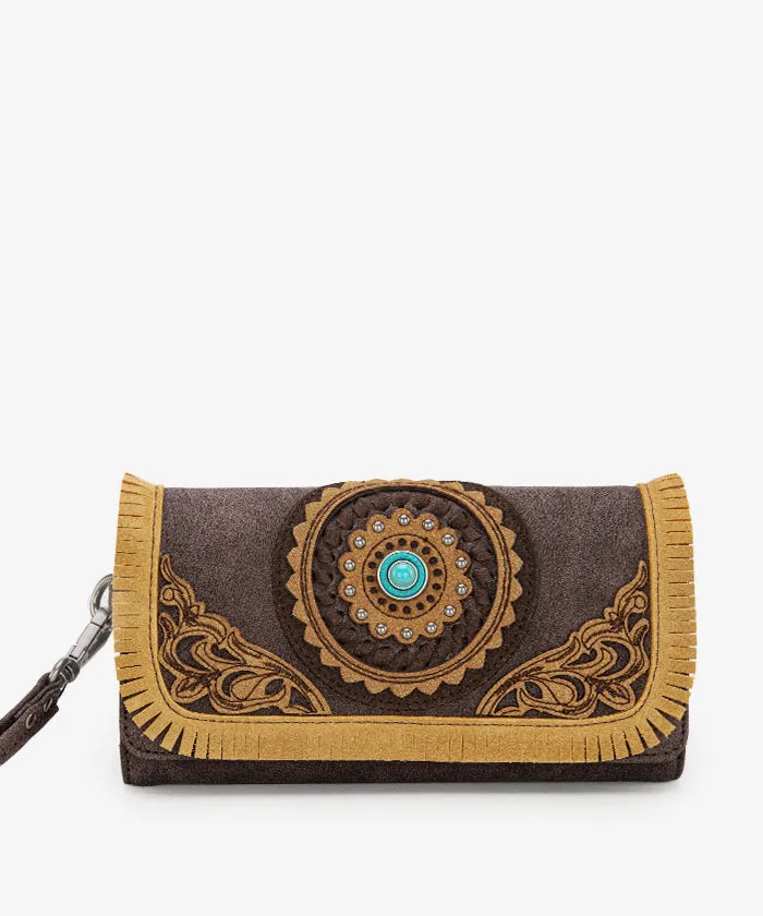 Montana West  Concho Cut-out Wristlet