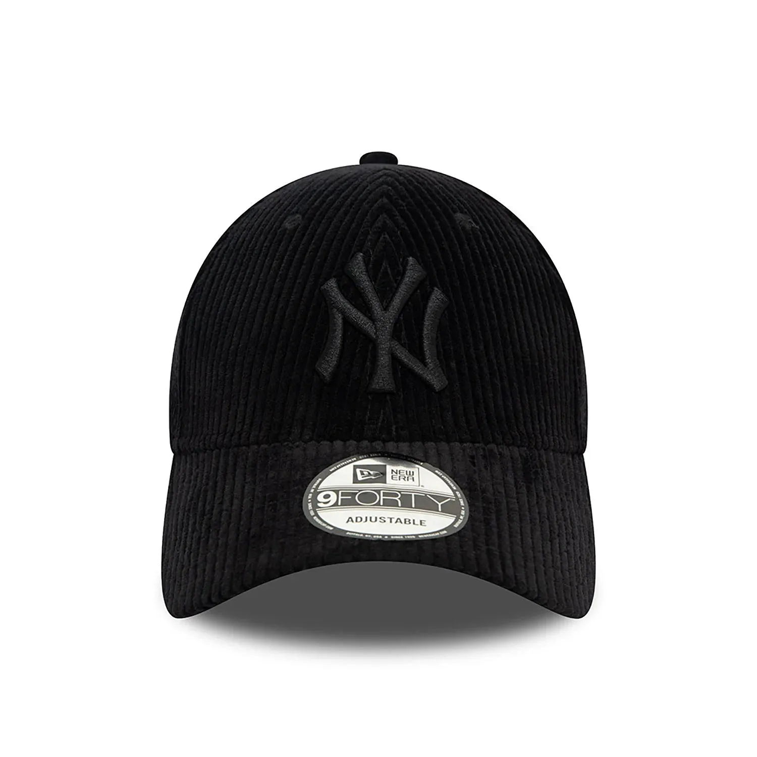 NEW ERA New York Yankees Cord Black 9FORTY Adjustable Cap