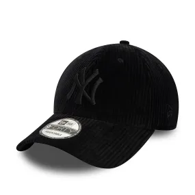 NEW ERA New York Yankees Cord Black 9FORTY Adjustable Cap