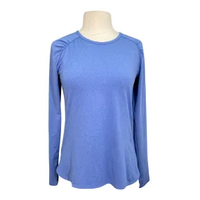 Noble Outfitters Long Sleeve Crew Training Shirt in Periwinkle - Women's Small