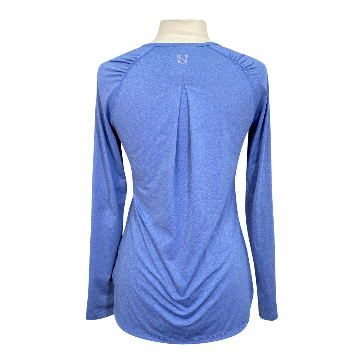 Noble Outfitters Long Sleeve Crew Training Shirt in Periwinkle - Women's Small