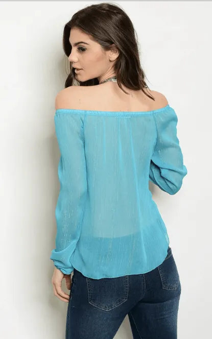 OCEAN WAVES BLOUSE