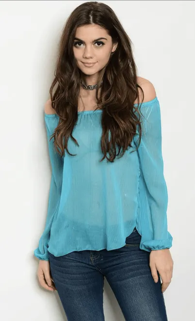 OCEAN WAVES BLOUSE