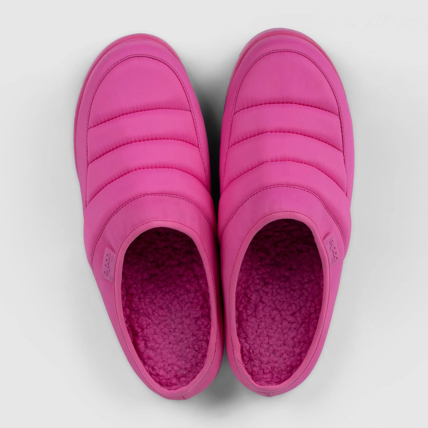 Pink Puffer Slip On