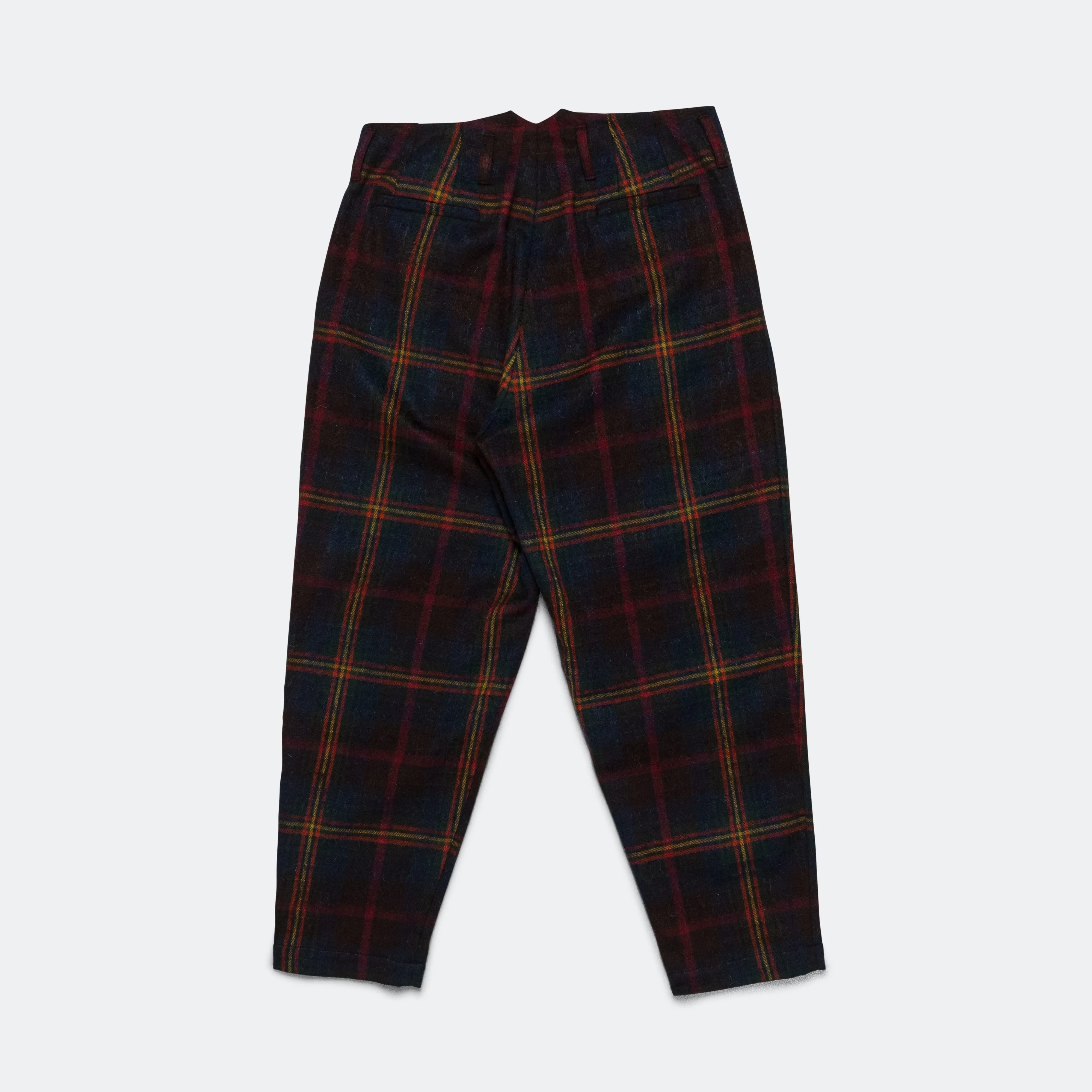 Pleated Trouser - ND Tartan