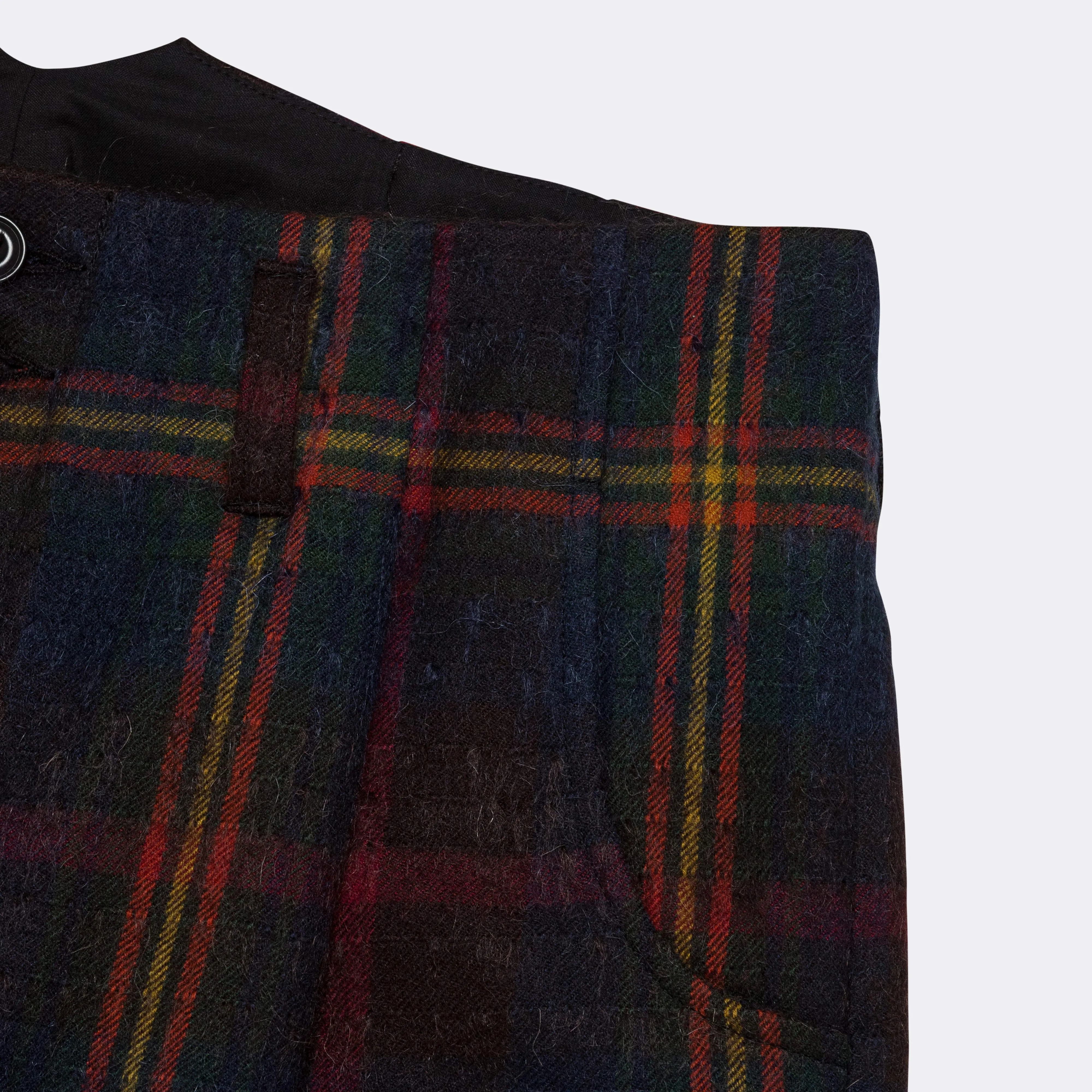 Pleated Trouser - ND Tartan