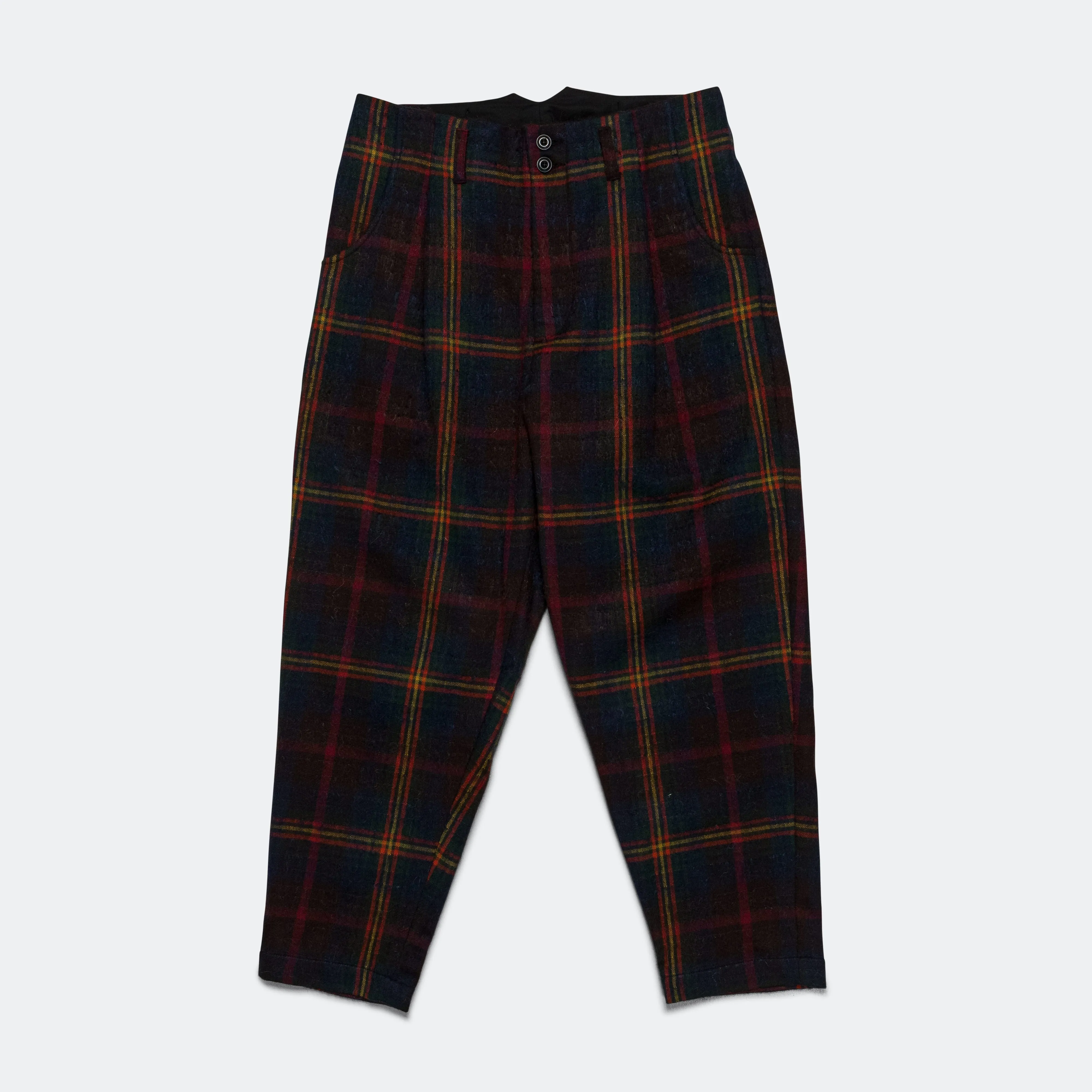 Pleated Trouser - ND Tartan