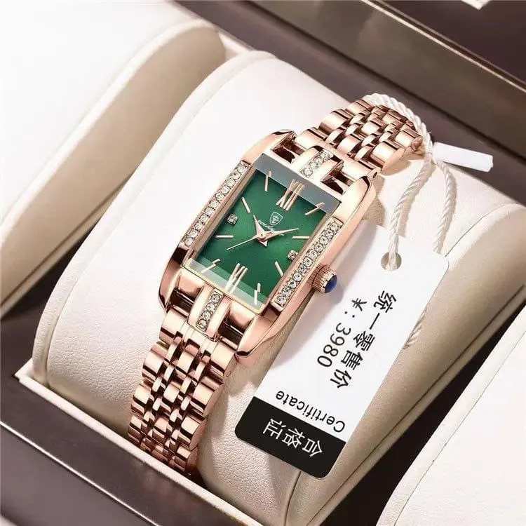 Poedagar Wrist Watch ~ Green Face