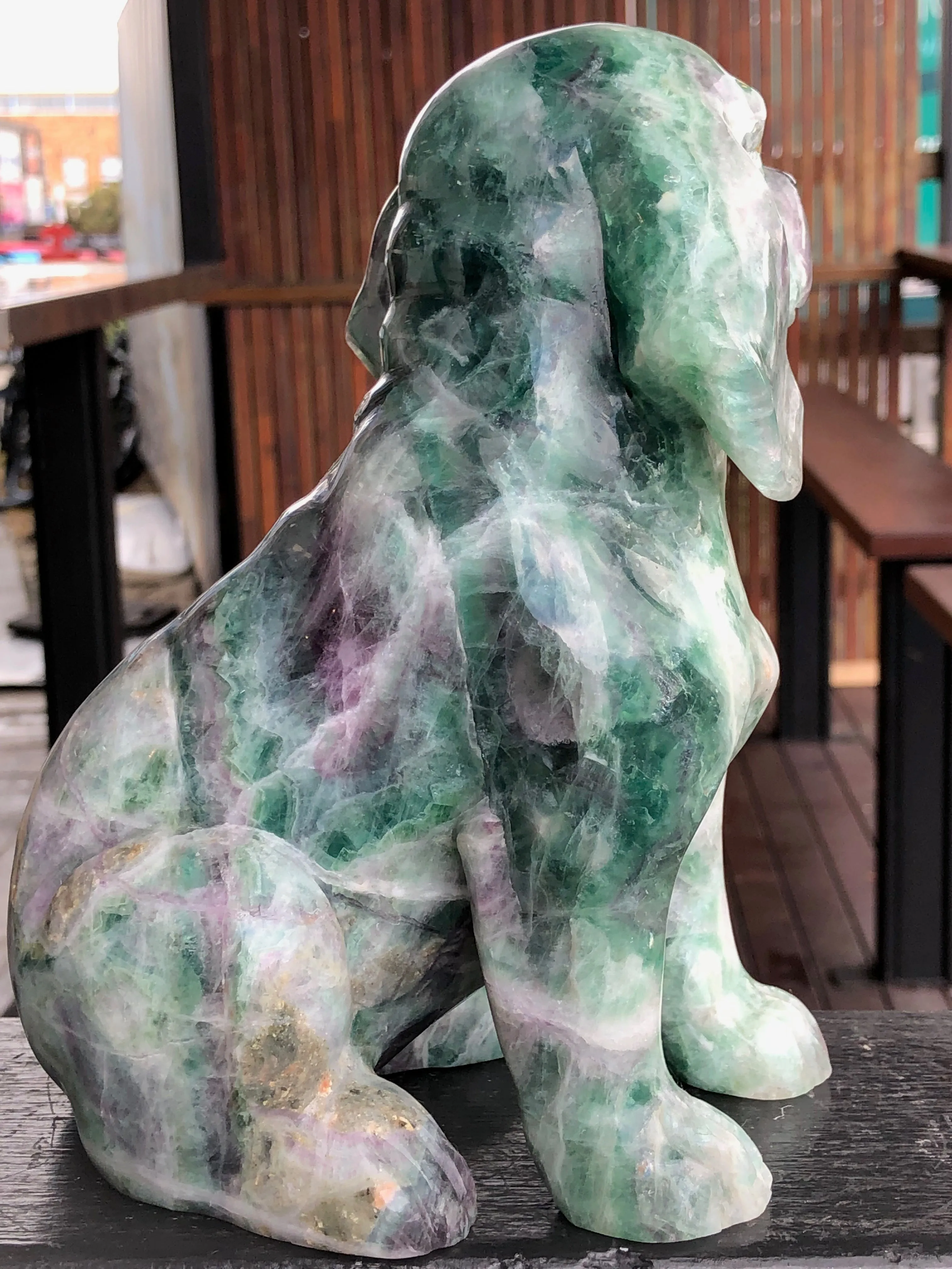 Rainbow Fluorite Beagle [1k1066]