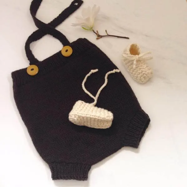 Rompers and Chunky Booties Set